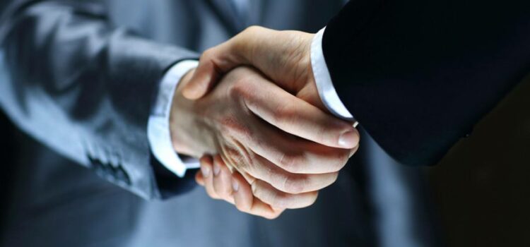 business broker handshake